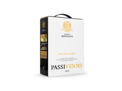 Baltasis sausas vynas BARONE MONTALTO BIANCO, 3 l