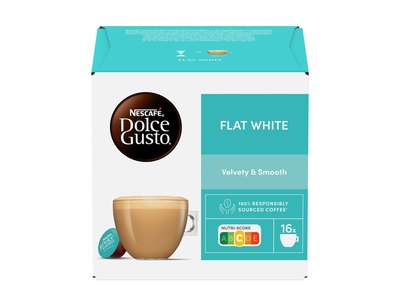 Kavos kapsulės DOLCE GUSTO FLATWHITE, 187,2 g