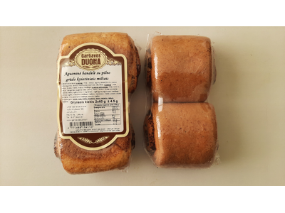 Bandelė aguoninė su pilno grūdo kvietiniais miltais 2x60g