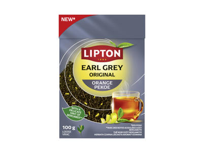 NAUJA! Juoda biri arbata EARL GREY LIPTON, 100 g