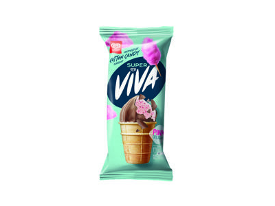 Valgomieji ledai SUPER VIVA, cukraus vatos skonio, 93 g