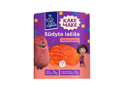 Sūd. atl. lašišų filė ZIGMAS KAKĖ MAKĖ, 100 g