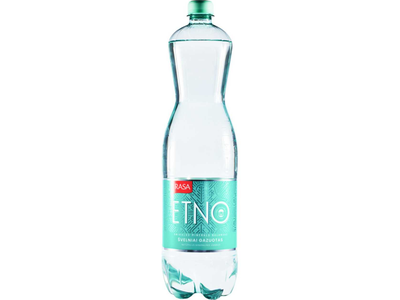 Švelniai gazuotas natūralus mineralinis vanduo RASA ETNO, 1,5l