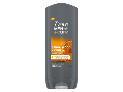 Dušo želė DOVE MEN SAND&VANILLA, 400 ml