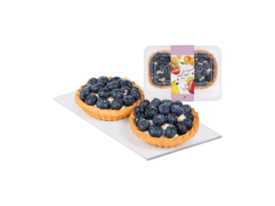 Tartaletė su maskarponės kremu ir šilauogėmis, 170 g