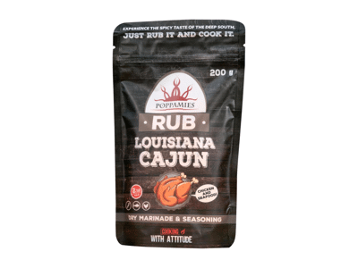 Prieskonių mišinys POPPAMIES LOUISIANA CAJUN, 200 g