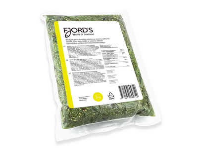 Šaldytos jūros dumblių salotos Fjords Wakame, su sezamų sėklomis, 1 kg