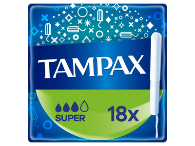Tamponai TAMPAX SUPER, 18 vnt.