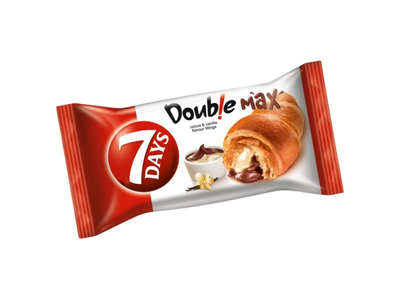Raguolis 7DAYS DOUBLE su kakavos ir vanilės skonio įdarais, 60 g