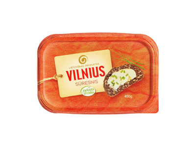 SŪRESNIS riebalų tepinys VILNIUS, 50 % rieb., 400 g
