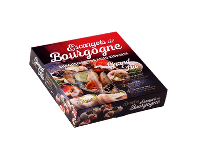Burgundiškų sraigių užkandis,  GRAND TRIO, 100g, 12vnt