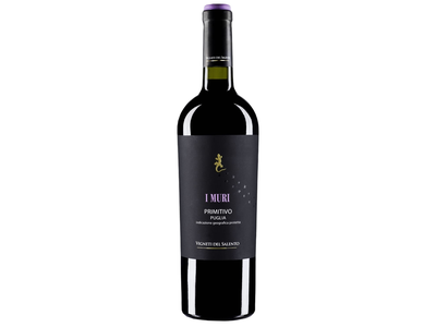 Raudonas sausas vynas PRIMITIVO PUGLIA, 0,75l