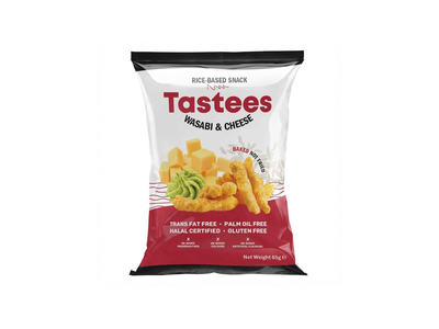 Ryžių užkandis sūrio sk. TASTEES WASABI, 65 g