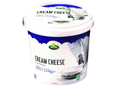 Natūralus tepamas sūris ARLA, 25%, 1,5 kg