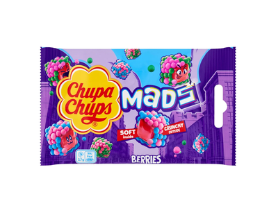 Želė saldainiai CHUPA CHUPS BERRIES BAG 45 g