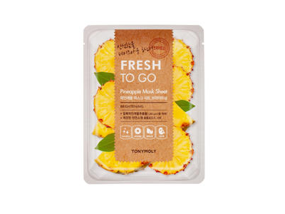 TONYMOLY Fresh To Go Pineapple Mask Sheet Lakštinė veido kaukė, 20 g