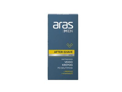Veido kremas po skutimosi su propoliu ARAS, 50 ml