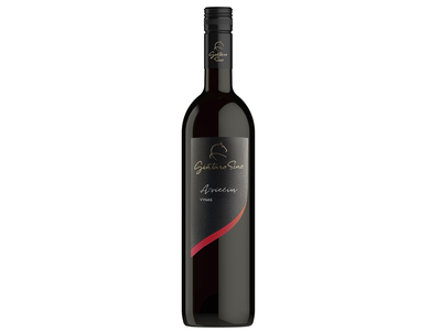 Vynas GINTARO SINO aviečių, pusiau saldus 12 %, 0,75 l