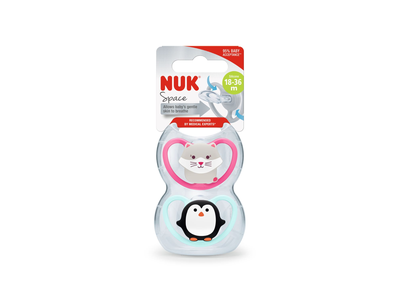 Čiulptukas NUK SPACE SI 18-36mėn 2 vnt.