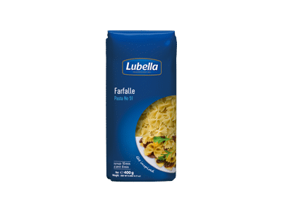 Makaronai LUBELLA, kaspinėliai, 400 g