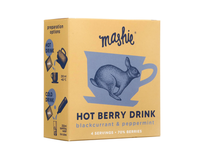 Juod. serb. uogų tyrė su pip. MASHIE, 160 ml