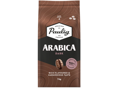 Kavos pupelės PAULIG Arabica, Dark 1 kg