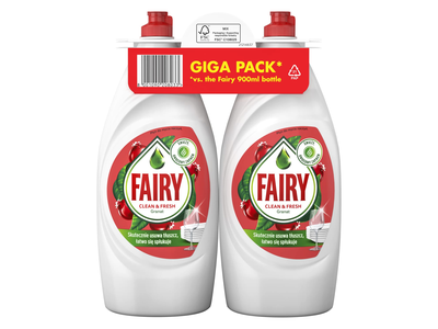 Indų plovikl. FAIRY POMERGRANATE, 2 x 900 ml