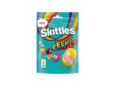 Kramtomieji saldainiai SKITTLES FLAVOUR FLIP, 136 g