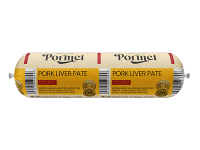 Virtas kiaulių kepenų paštetas PORMET, I r., 120 g