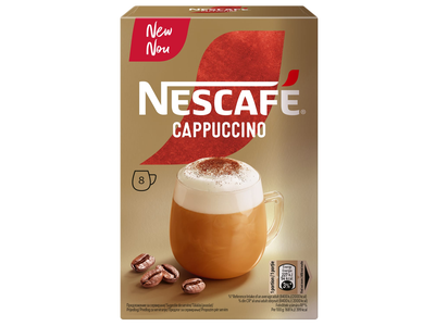 Tirpi kava NESCAFE CAPPUCCINO, 8 x 13,5 g