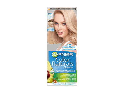 Garnier Color Naturals 112, antarktinė sidabrinė blondinė. 