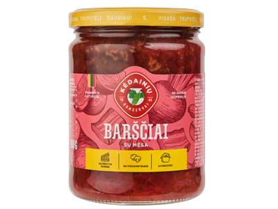 Sriuba barščių KĖDAINIŲ, su mėsa, 480g