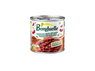 Raudonosios pupelės čili padaže BONDUELLE, 430 g