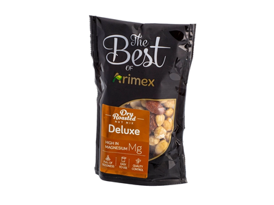 Kepintų riešutų mišinys Deluxe THE BEST OF ARIMEX, 140 g