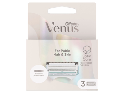 Skustuvo galvutės intymiai higienai VENUS, 3vnt.