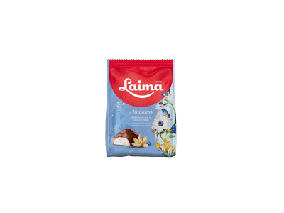 Zefyrai LAIMA MAIGUMS aplieti šokoladu, vanilės skonio, 175 g