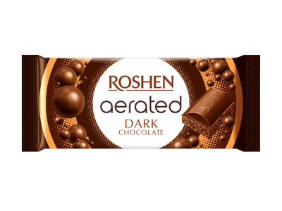 Juodasis akytasis šokoladas ROSHEN AERATED, 80 g