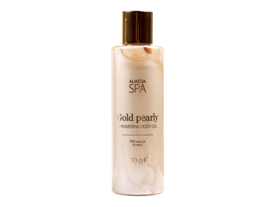 Kūno gelis GOLD PEARLY ALMEDA SPA, 200 ml