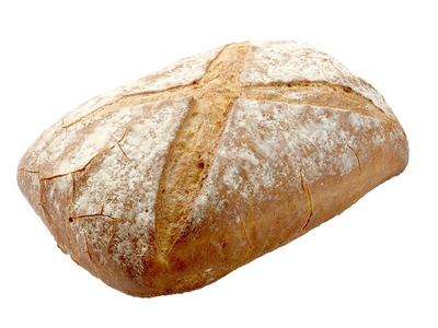 Šaldyta šviesi kvietinė duona PAVE D'ANTAN, su kvietiniu raugu ir ruginiais miltais, 450 g