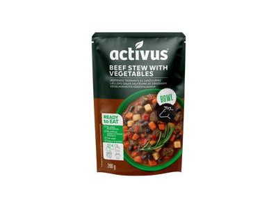 Jautienos troškinys su daržovėmis ACTIVUS, 280 g