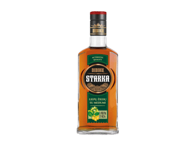 Spiritinis gėrimas DIDIKŲ STARKA LIEPŲ ŽIEDŲ SU MEDUMI 43% 0,5L