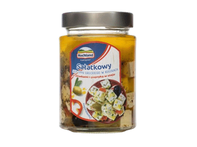 Graik. sūris aliejuje HOCHLAND su alyv., papr., 58 % rieb., 300 g