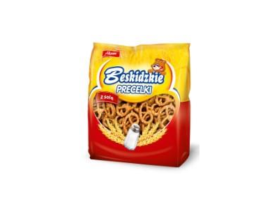 Traškūs riestainėliai AKSAM, su druska, 140 g