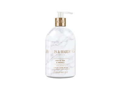 BAYLIS & HARDING skystas rankų muilas ELEMENTS WHITE TEA & NEROLI, 500 ml