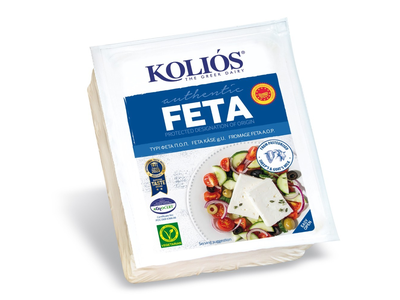 Sūris Feta KOLIOS, PDO, vakuume, 43% RSM, 200g