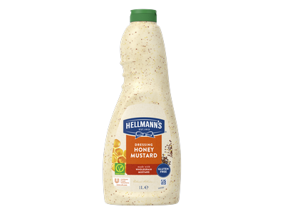 Medaus ir garstyčių padažas HELLMANN'S, salotoms,  1 l