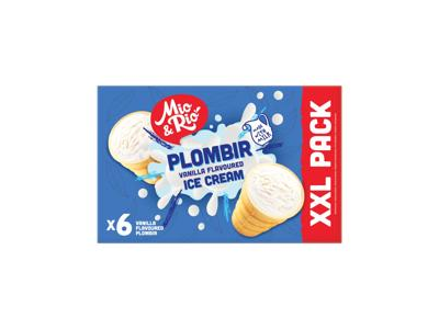 Vanilinis plombyras puodelyje MIO & RIO, 6 vnt., 390 g