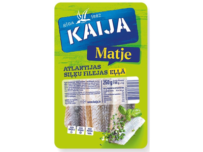 Silkės filė aliejuje KAIJA "Matje", 250 g