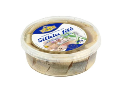 Silkių filė, su marinuotais svogūnais, 0,5 kg