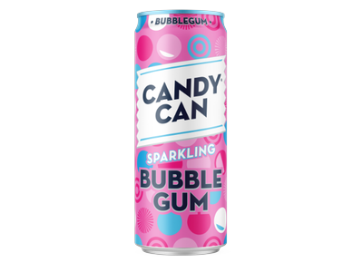 Gazuotas gaivusis gėrimas CANDY CAN Bubblegum, 0.33 l